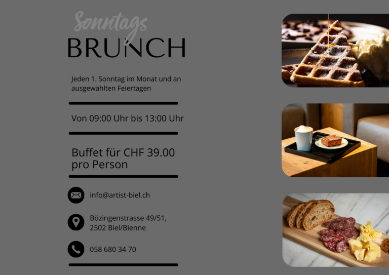 Restaurant Artist DE Brunch Angebot Quer 768x543